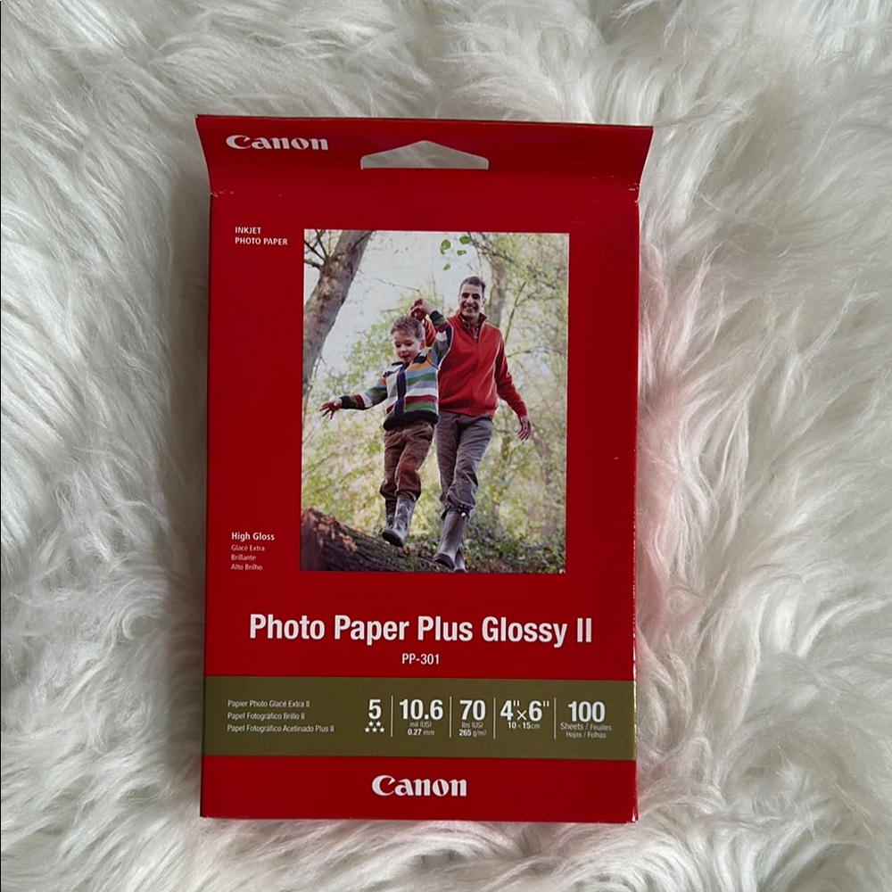 Canon Red Photo Paper Plus Glossy II